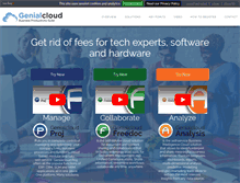 Tablet Screenshot of genialcloud.com